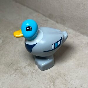 Lego Duplo MALLARD DUCK BIRD w/ BLUE HEAD Toy
